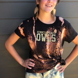 KENNESAW OWLS distressed unique T-shirt m